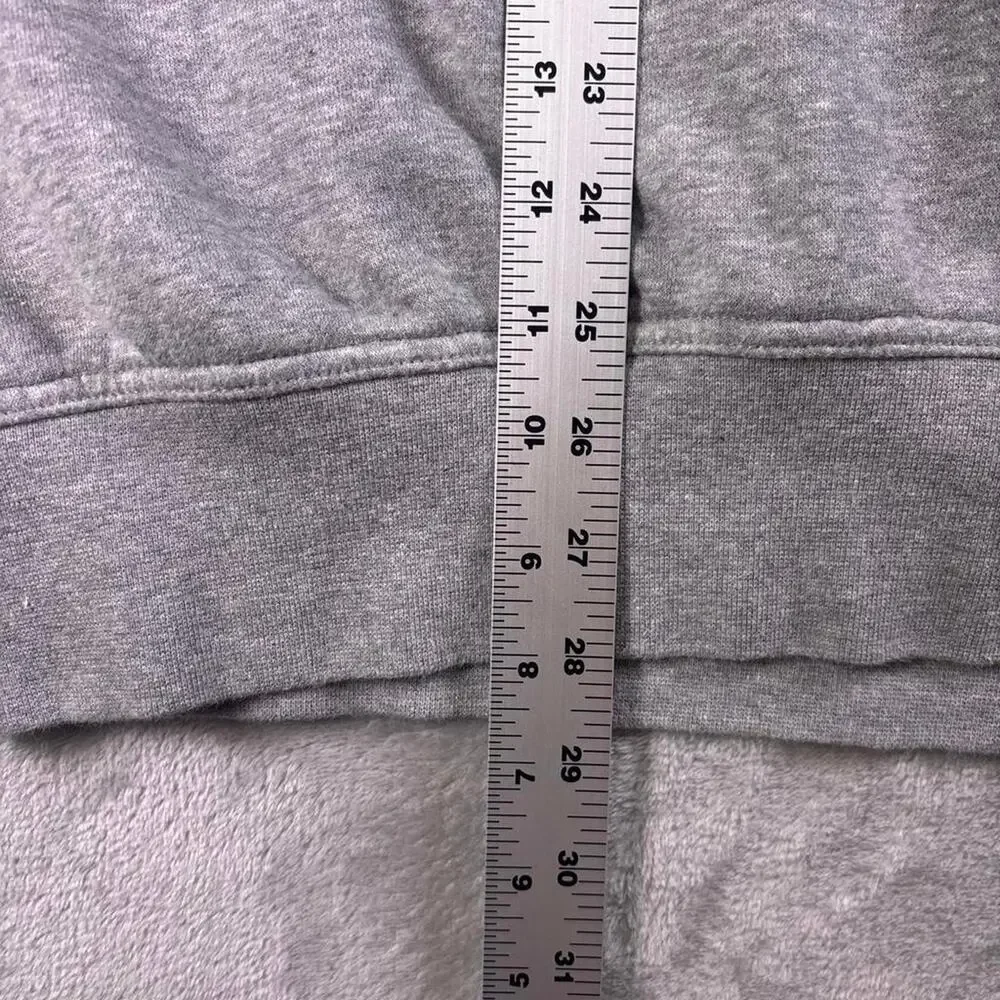 Nike Center Swoosh Sweatshirt Mens Small Gray Crewneck Oversized Baggy